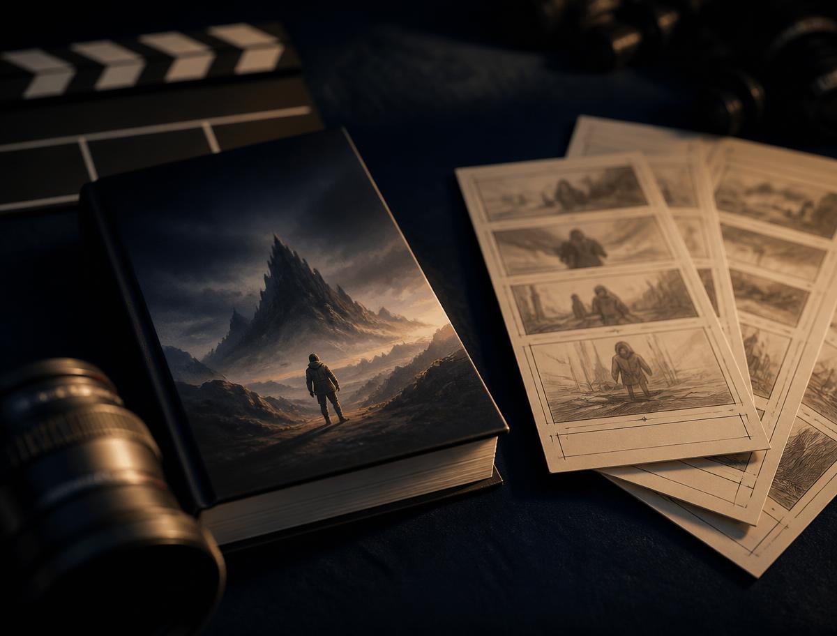 Book trailer and launch graphics